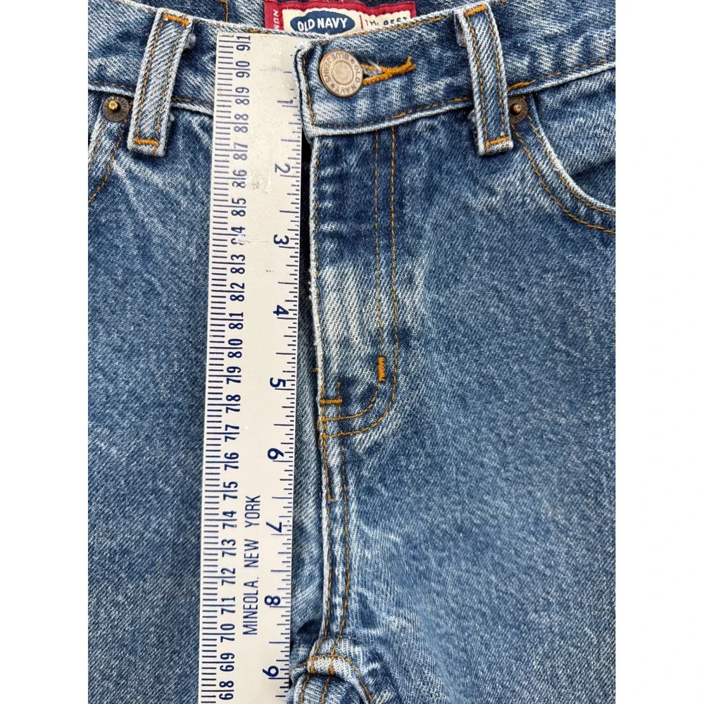 Old Navy Blue Jeans Vintage Kids Size 10 Slim Medium Wash Straight Leg‎ Denim